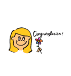 POSITIVE__GIRLS（個別スタンプ：11）