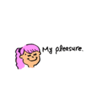 POSITIVE__GIRLS（個別スタンプ：21）