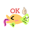 可愛いチビ魚（個別スタンプ：9）