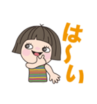 デカ文字で使いやすいです。（個別スタンプ：2）