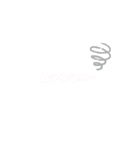2種類の使いやすい文字スタンプ♡（個別スタンプ：15）