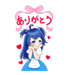 青髪ちゃん BIGスタンプ（個別スタンプ：22）