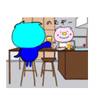 セレンディピティ 青い とりP（個別スタンプ：16）