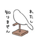 ゆるりと文鳥（個別スタンプ：8）