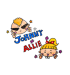 JohnnyAngel公式キャラクターJohnny×Allie（個別スタンプ：40）