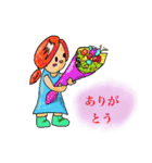 花言葉でありがとう（個別スタンプ：16）
