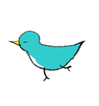 Lazybirds ゆる鳥（個別スタンプ：1）