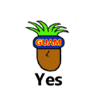 GUAM グアムマン 便利なスタンプ  英語（個別スタンプ：3）