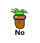 GUAM グアムマン 便利なスタンプ  英語（個別スタンプ：4）