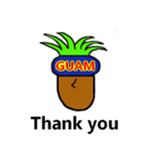 GUAM グアムマン 便利なスタンプ  英語（個別スタンプ：9）