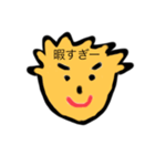 頭の形きも男くんの一言スタンプ（個別スタンプ：6）