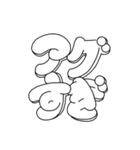 エモいタイポ 2（個別スタンプ：34）
