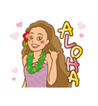 アロハ！ フラガール（個別スタンプ：1）