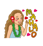 アロハ！ フラガール（個別スタンプ：4）