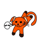 オレンジ色の猫（個別スタンプ：7）