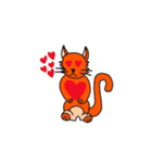 オレンジ色の猫（個別スタンプ：8）