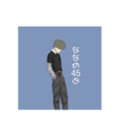大学生イラスト（個別スタンプ：3）