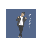 大学生イラスト（個別スタンプ：8）
