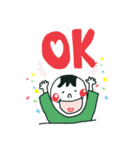 手描きあかちゃん①（個別スタンプ：1）