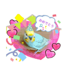 セキセイインコのニイコちゃんパート2（個別スタンプ：15）