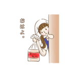 健気な女の子みみちゃん（個別スタンプ：1）