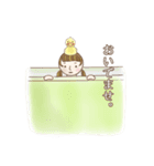 健気な女の子みみちゃん（個別スタンプ：3）