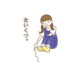 健気な女の子みみちゃん（個別スタンプ：4）