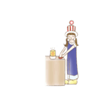 健気な女の子みみちゃん（個別スタンプ：10）