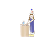 健気な女の子みみちゃん（個別スタンプ：11）
