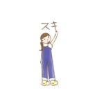健気な女の子みみちゃん（個別スタンプ：12）