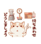 まんまるコーギー 【敬語編】（個別スタンプ：35）