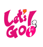 LuckY☆staRの大きな文字のスタンプ！（個別スタンプ：14）