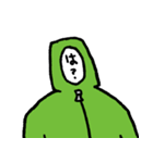 無表情で意思疎通するマン ＜軟体＞（個別スタンプ：9）