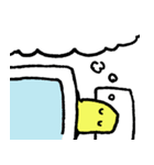 無表情で意思疎通するマン ＜軟体＞（個別スタンプ：21）