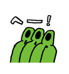 無表情で意思疎通するマン ＜軟体＞（個別スタンプ：24）