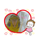 みどりのズボンのインコ〈ver．キキぷり〉（個別スタンプ：1）