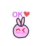 もちもちうさぎちゃん（個別スタンプ：7）