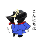 黒猫づくし、まるごと敬語 猫の館ME Vol.2（個別スタンプ：2）