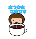 可愛い女の子の日常会話敬語BIGスタンプ（個別スタンプ：10）