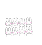 わたしのスタンプ(ウサギがたくさん)（個別スタンプ：32）