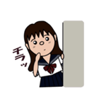 えんじリボンセーラーちゃん（個別スタンプ：2）