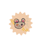 クマかネズミか分からん謎の物体（個別スタンプ：1）