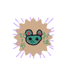 クマかネズミか分からん謎の物体（個別スタンプ：2）