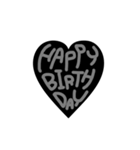 simple Happybirthday（個別スタンプ：6）