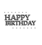 simple Happybirthday（個別スタンプ：7）