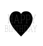 simple Happybirthday（個別スタンプ：8）