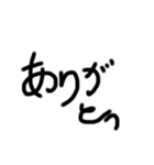 汚い文字で会話しよう（個別スタンプ：6）