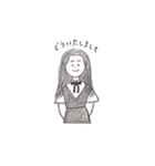 pencil girls（個別スタンプ：1）