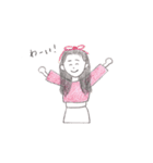 pencil girls（個別スタンプ：5）