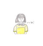 pencil girls（個別スタンプ：6）